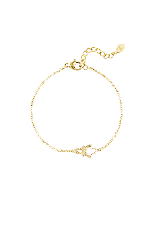 Chic in Paris armband - goud