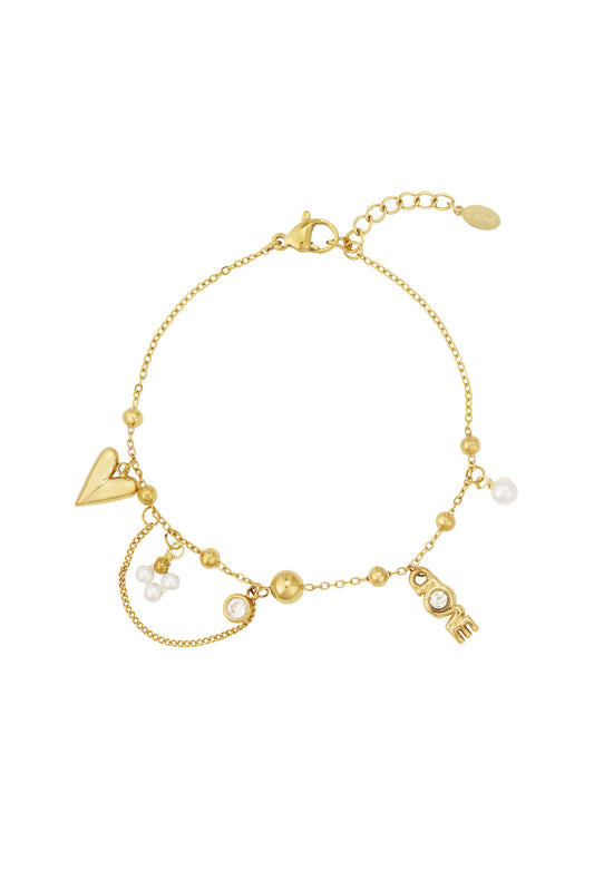 Milla armband - goud