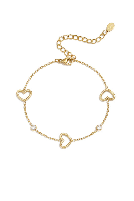 Fleur armband - goud