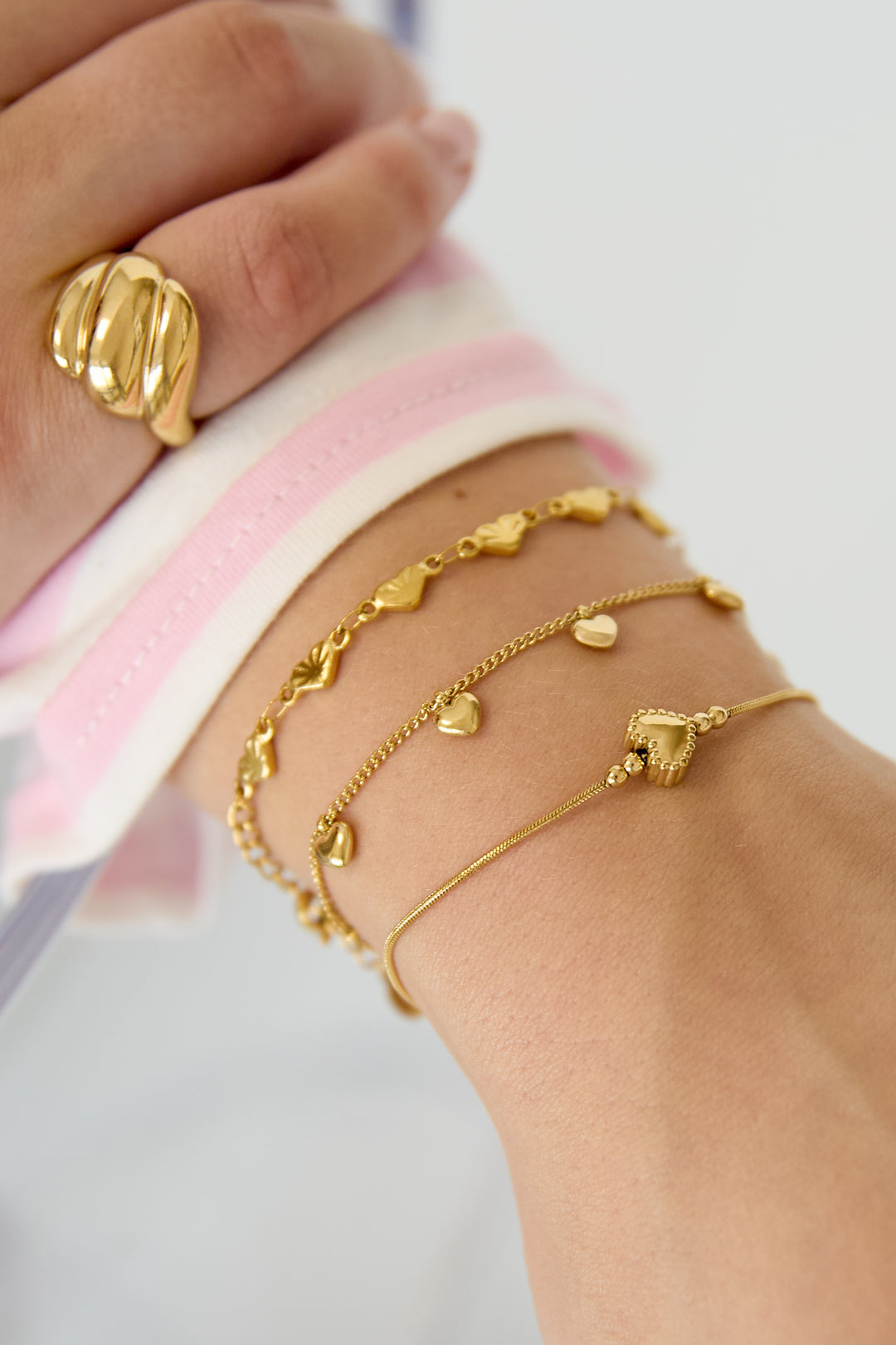 Nori armband - goud
