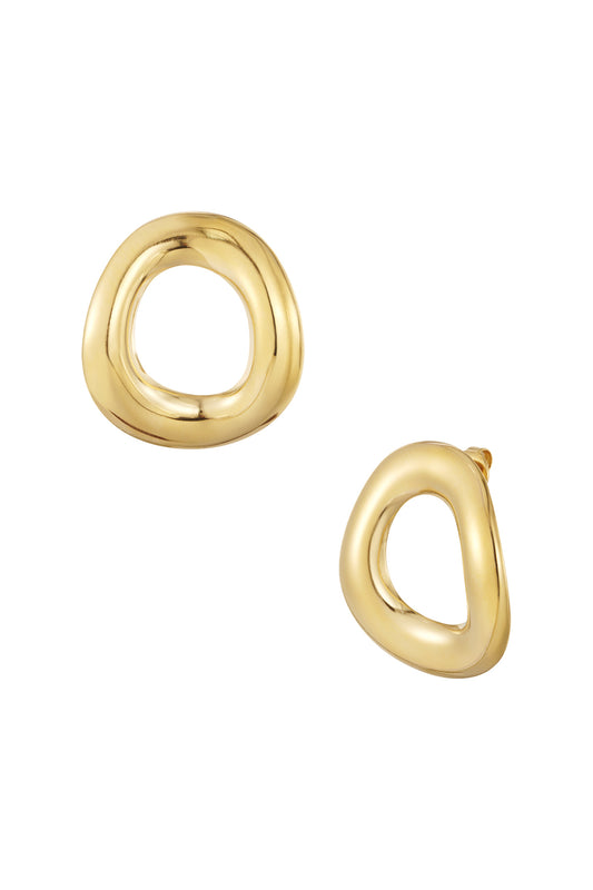Kaya oorbellen - goud