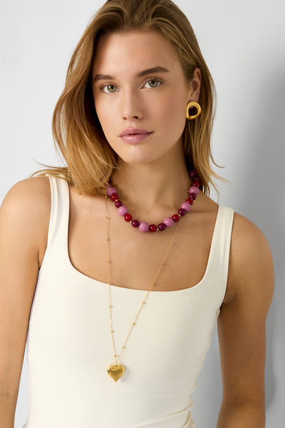 Mickey ketting - goud