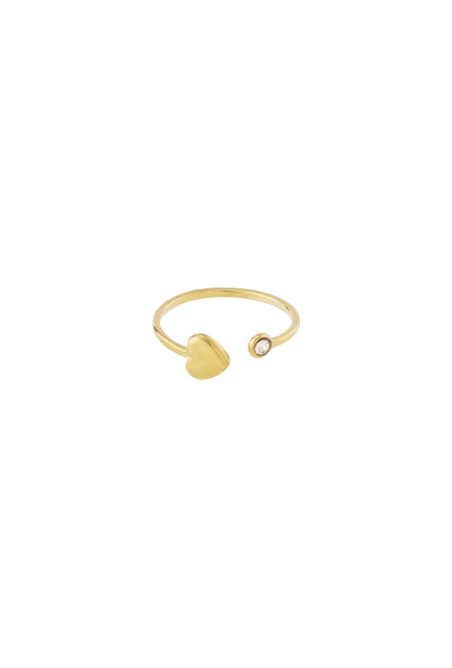 Birthstone ring - goud