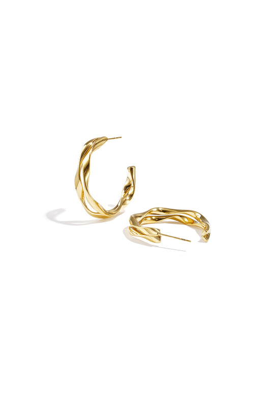 Lou oorbellen - goud
