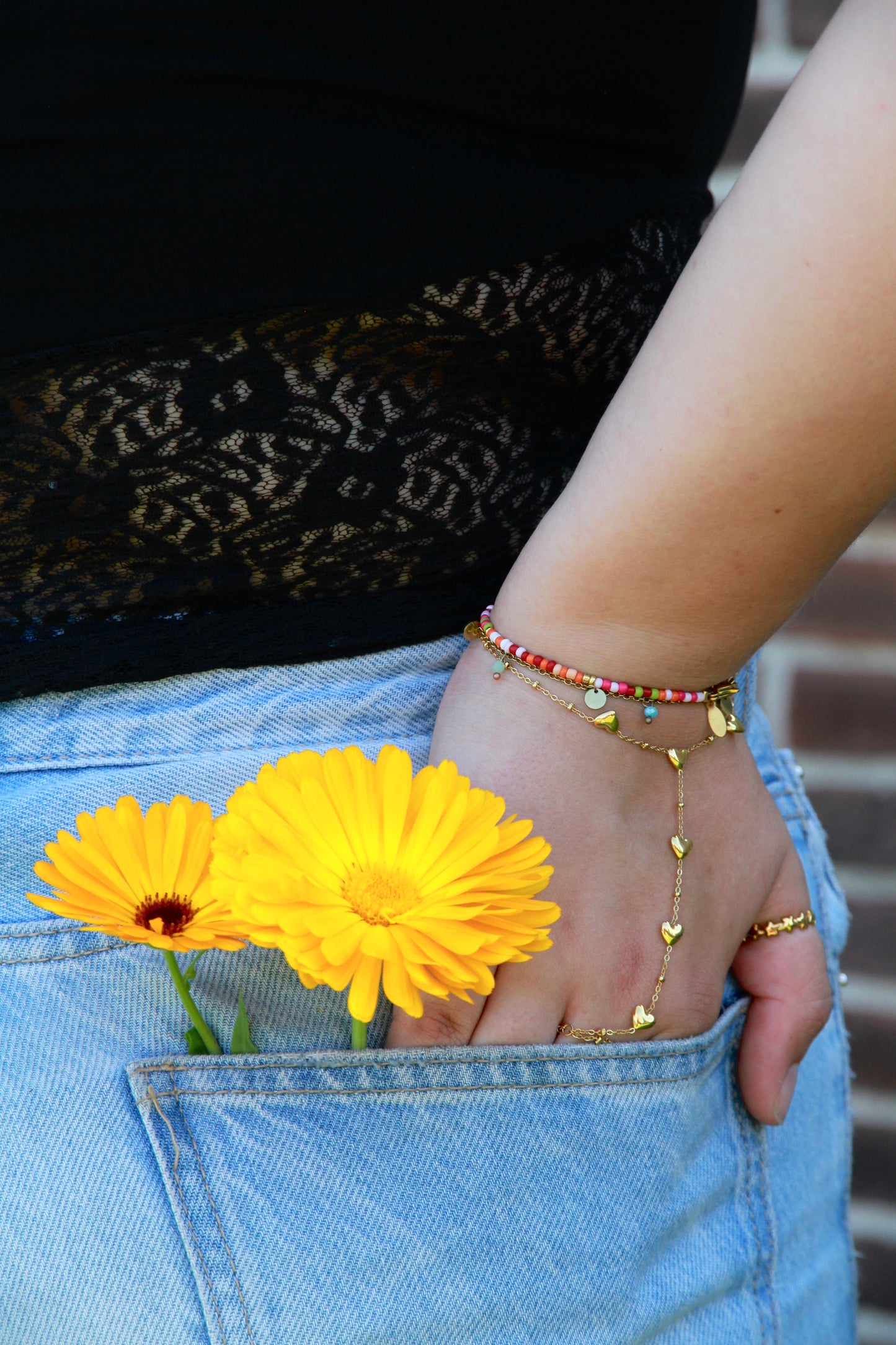 Fieke armband - goud