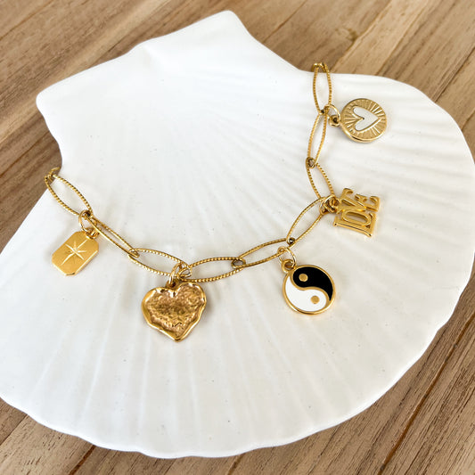 Love on top ketting - goud