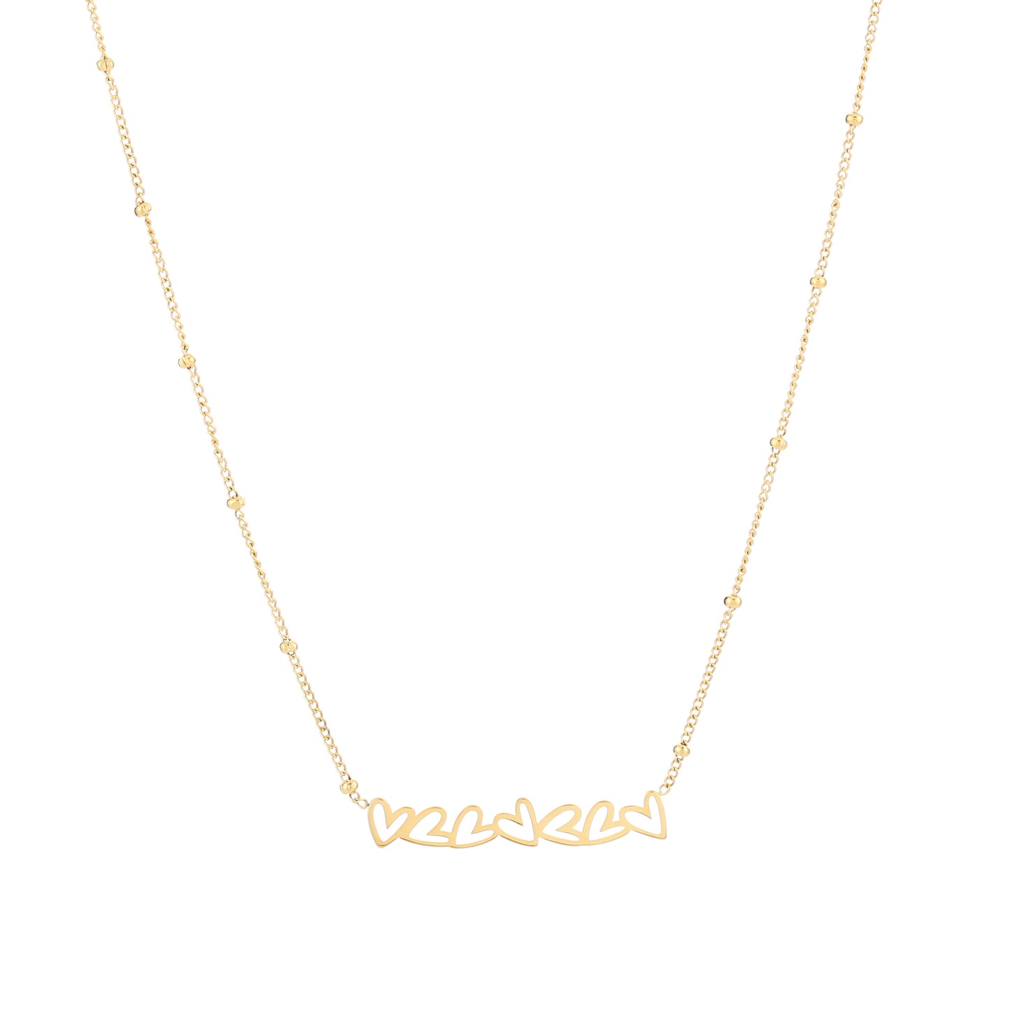 Falling in love ketting - goud