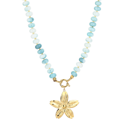 Wild ocean ketting - goud