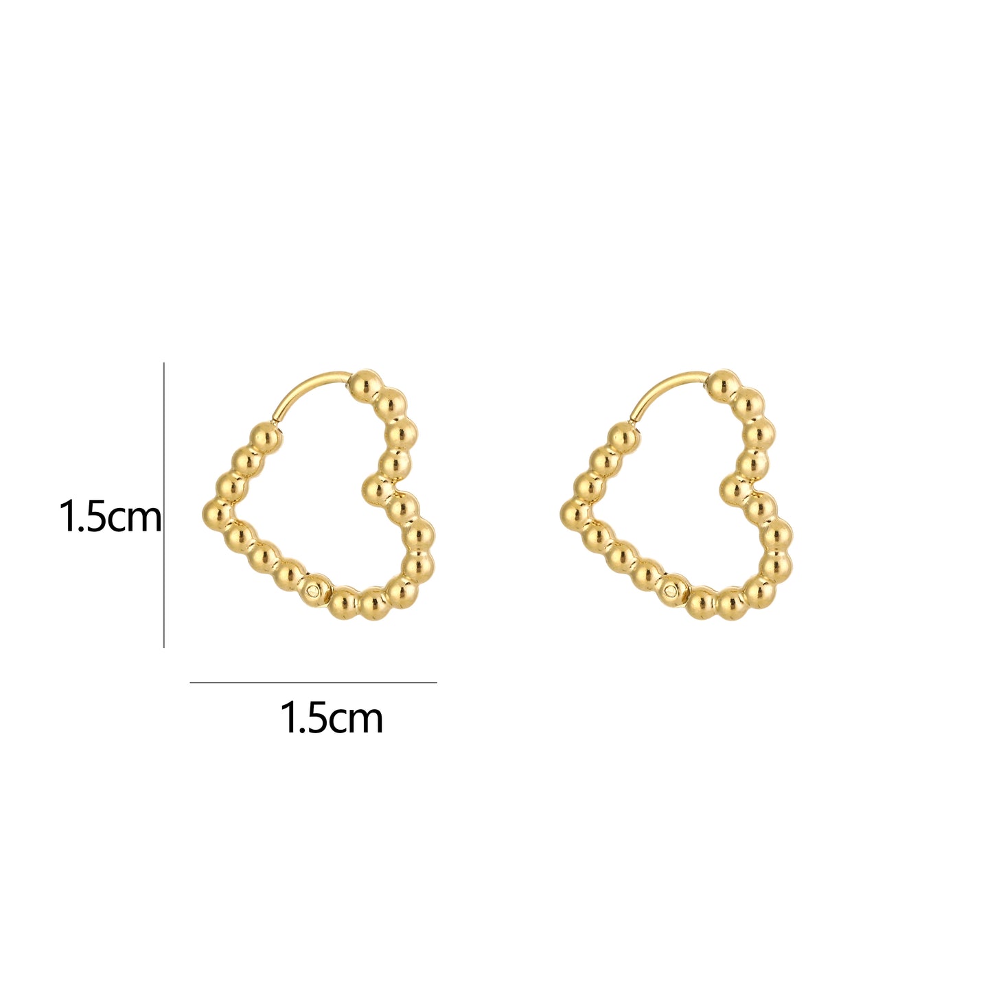 Ayden oorbellen - goud