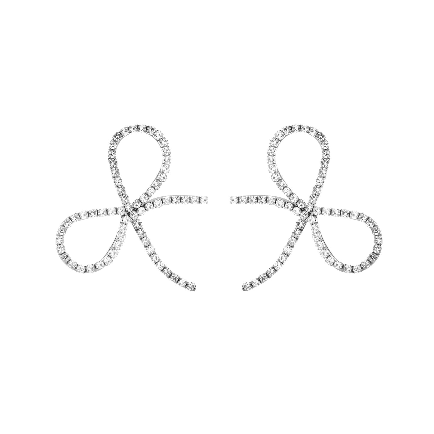 Felien oorbellen - zilver