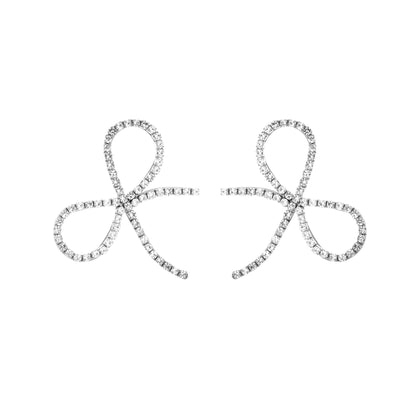 Felien oorbellen - zilver