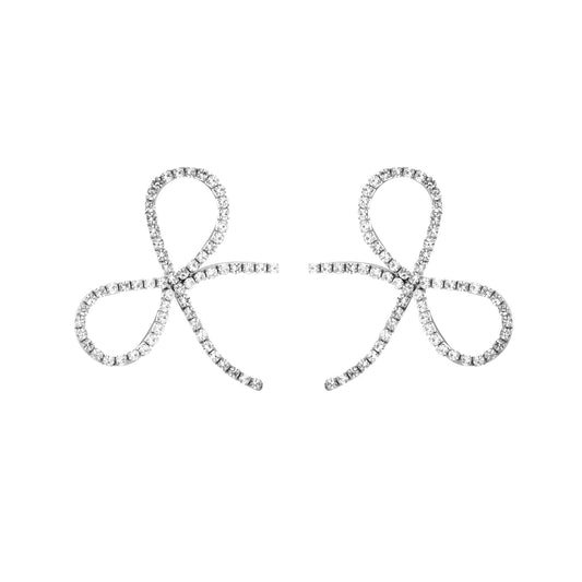 Felien oorbellen - zilver