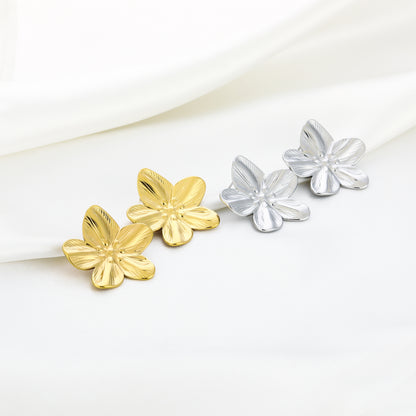 Lauraine oorbellen - zilver