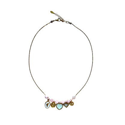Dahlia ketting - goud