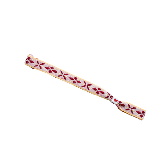 flowers Pink-warm red- armband