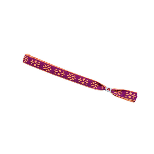 flowers Neon purple-orange - armband
