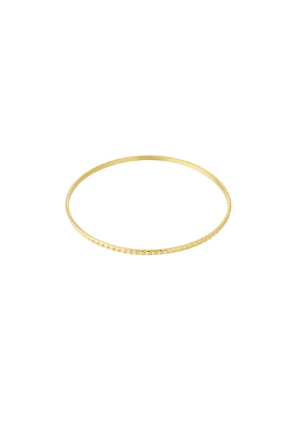Mini studs bangle armband - goud