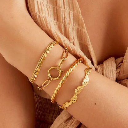 Vajèn armband - goud